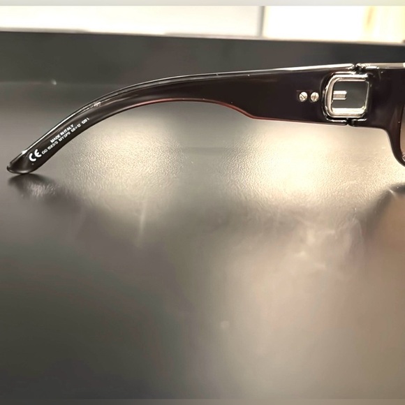 GUCCI Oversized G Logo Shield Sunglasses Brown Gradient - Picture 3 of 6